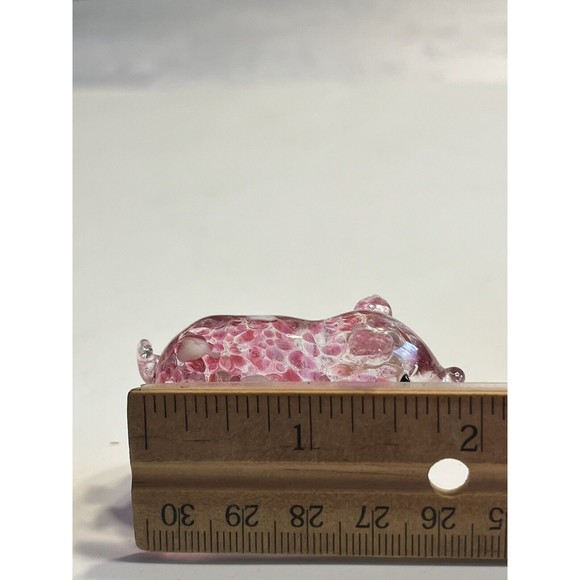 Set of 3 Lenox Art Glass Piggy Pigs Figurine - Picture 6 of 14